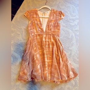 Kimchi Blue velvet mini dress